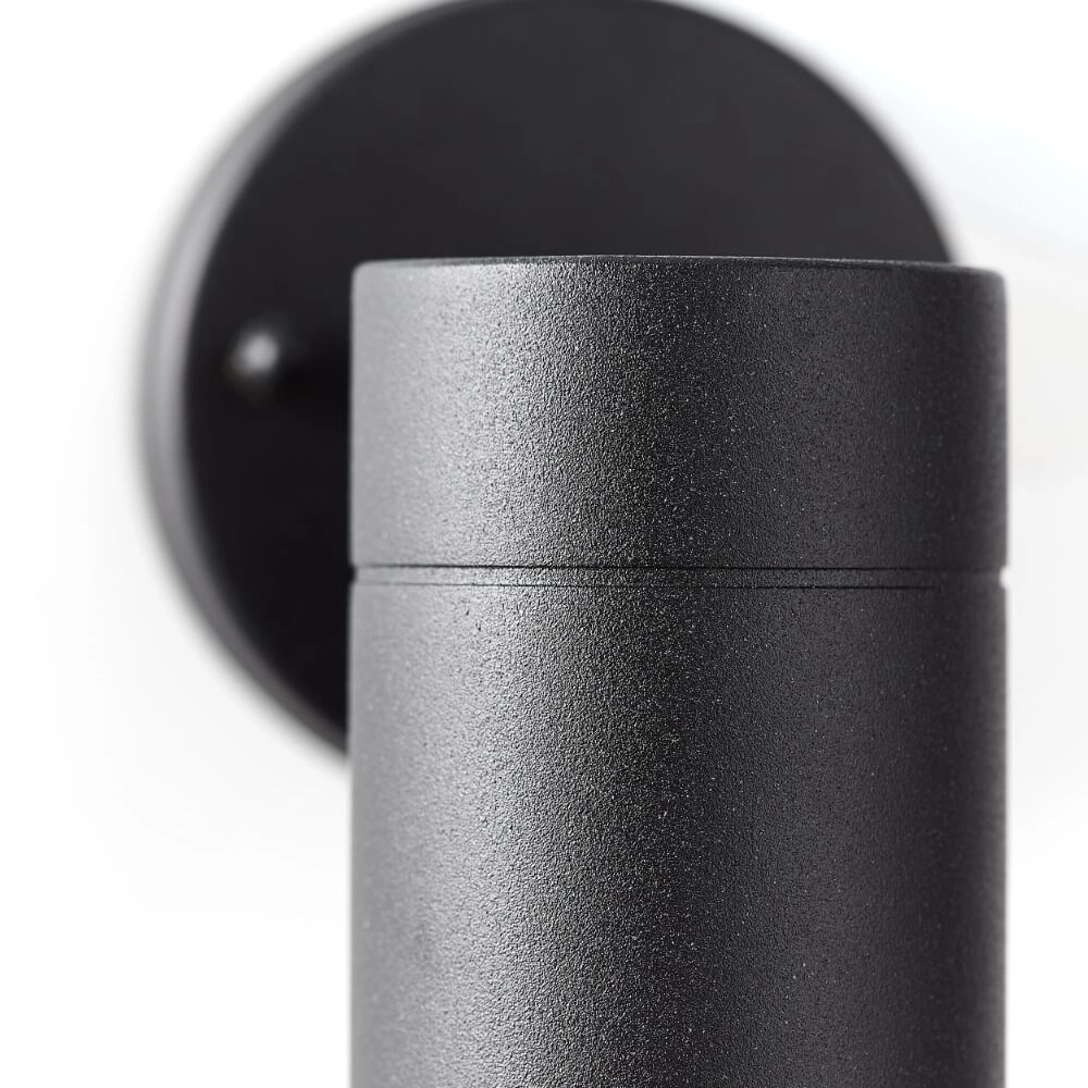 Zwarte muurspot Jandy down Brilliant 4004353346910