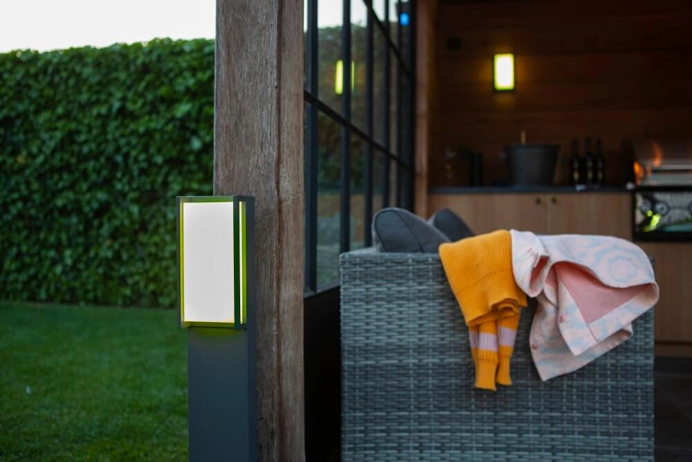 Design padverlichting Qubo antraciet smart Lutec 6939412070254