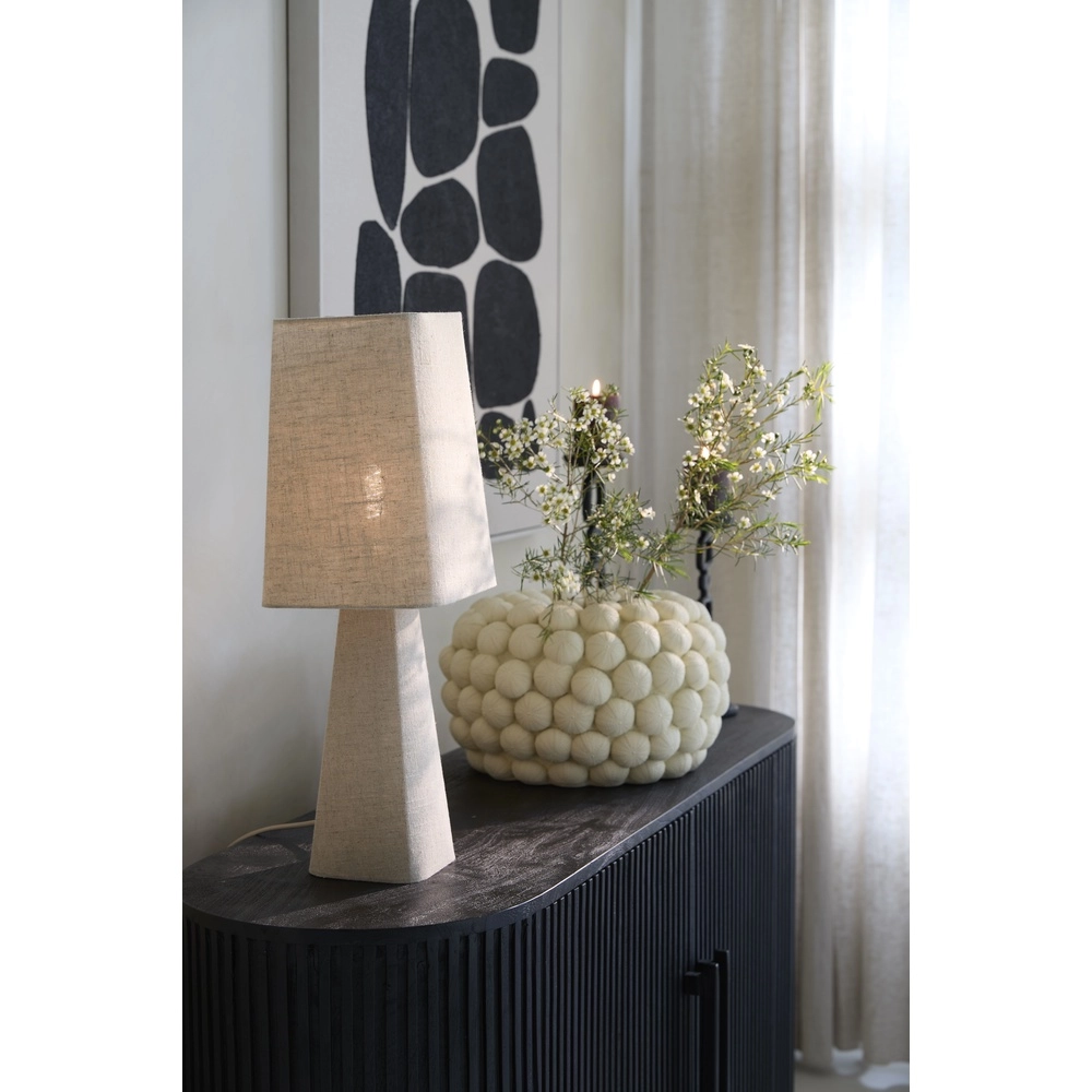 Linnen schemerlamp Mikko 58cm - naturel Light & Living 8717807758813