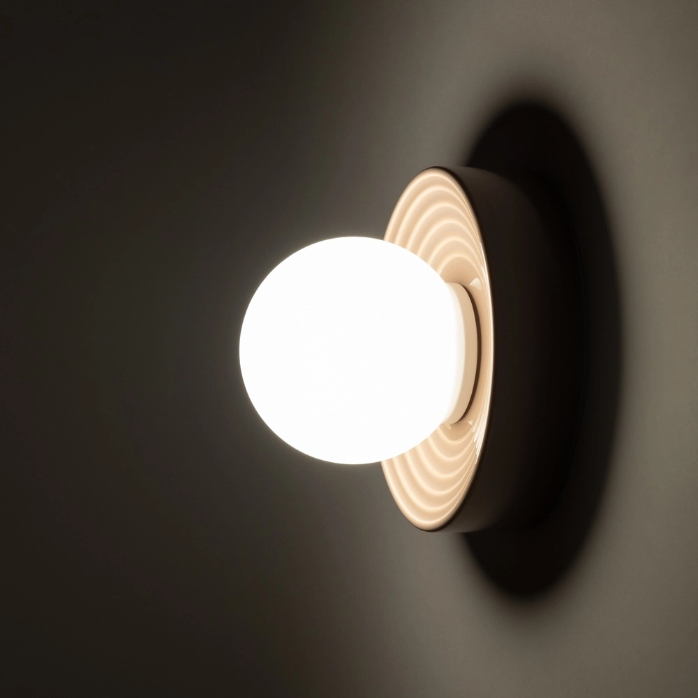 Design wandlamp Clay roze Ø 16cm Lyora 5903139117487