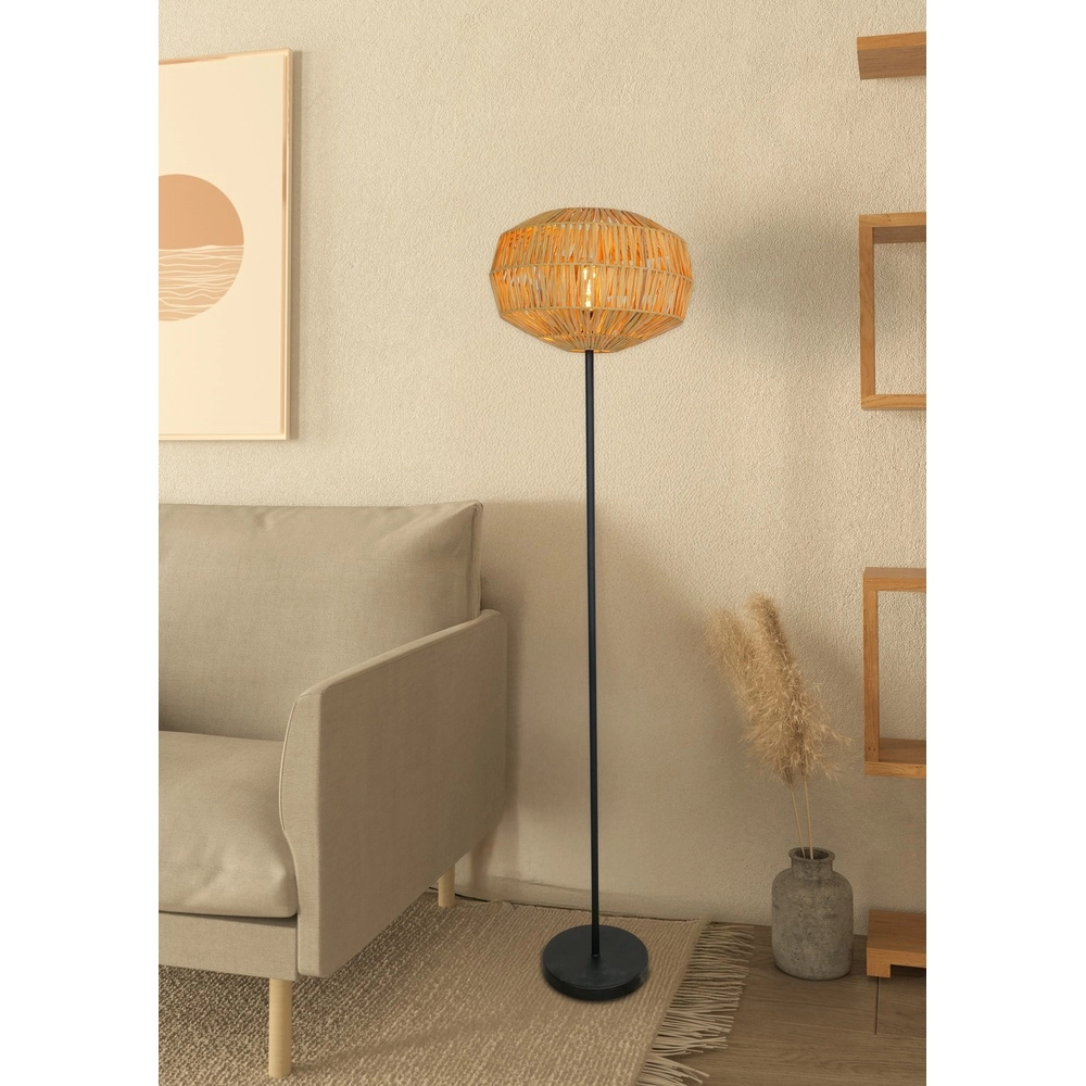 Rotan vloerlamp Sheldon Ø 38cm Eglo 9008606359813