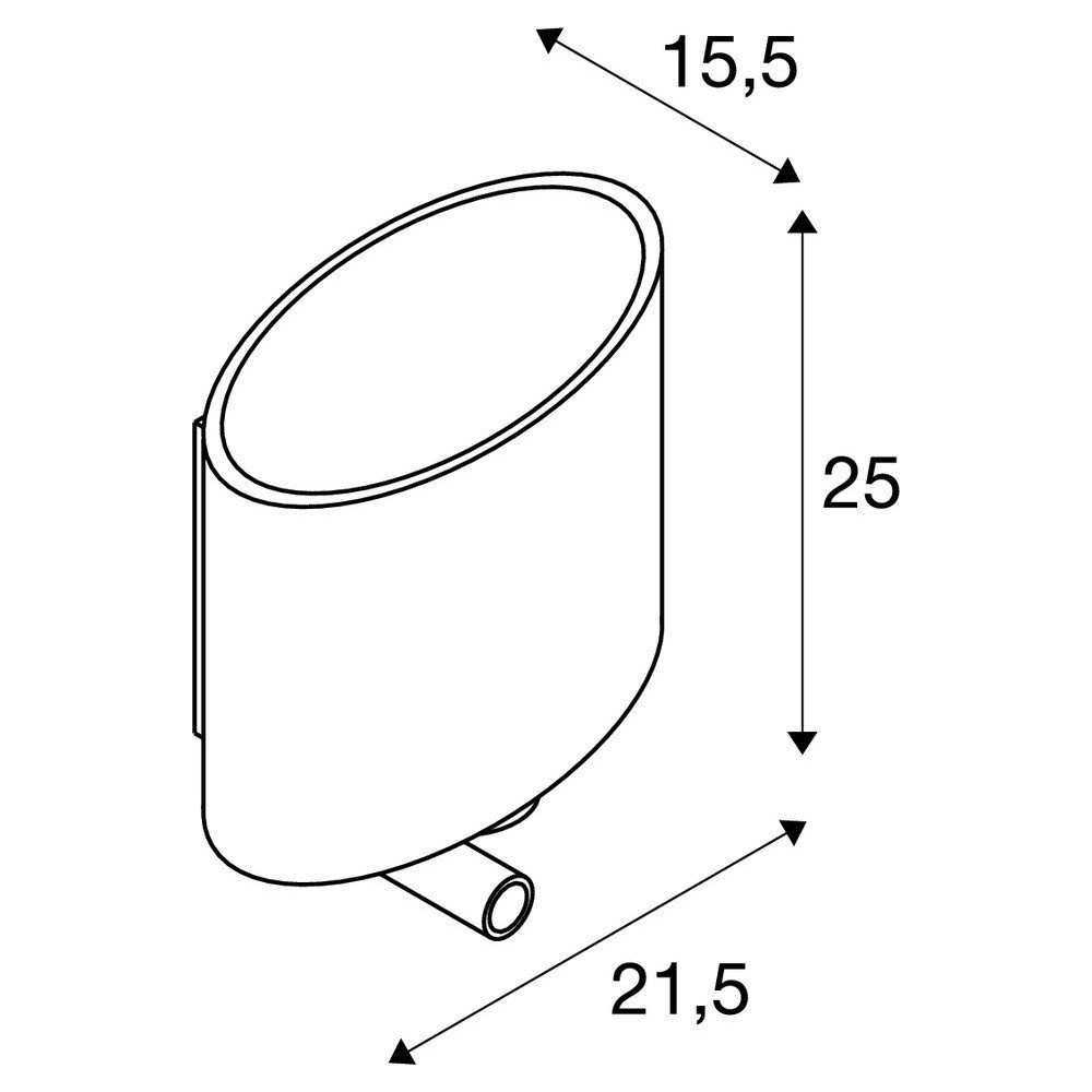 Slaapkamer wandlamp Kenkua Spot met leeslampje SLV 4024163230513