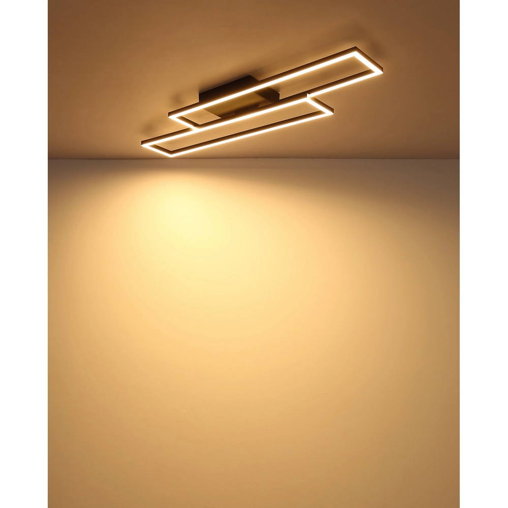 Moderne plafondlamp Tatjana zwart Globo 9007371566310