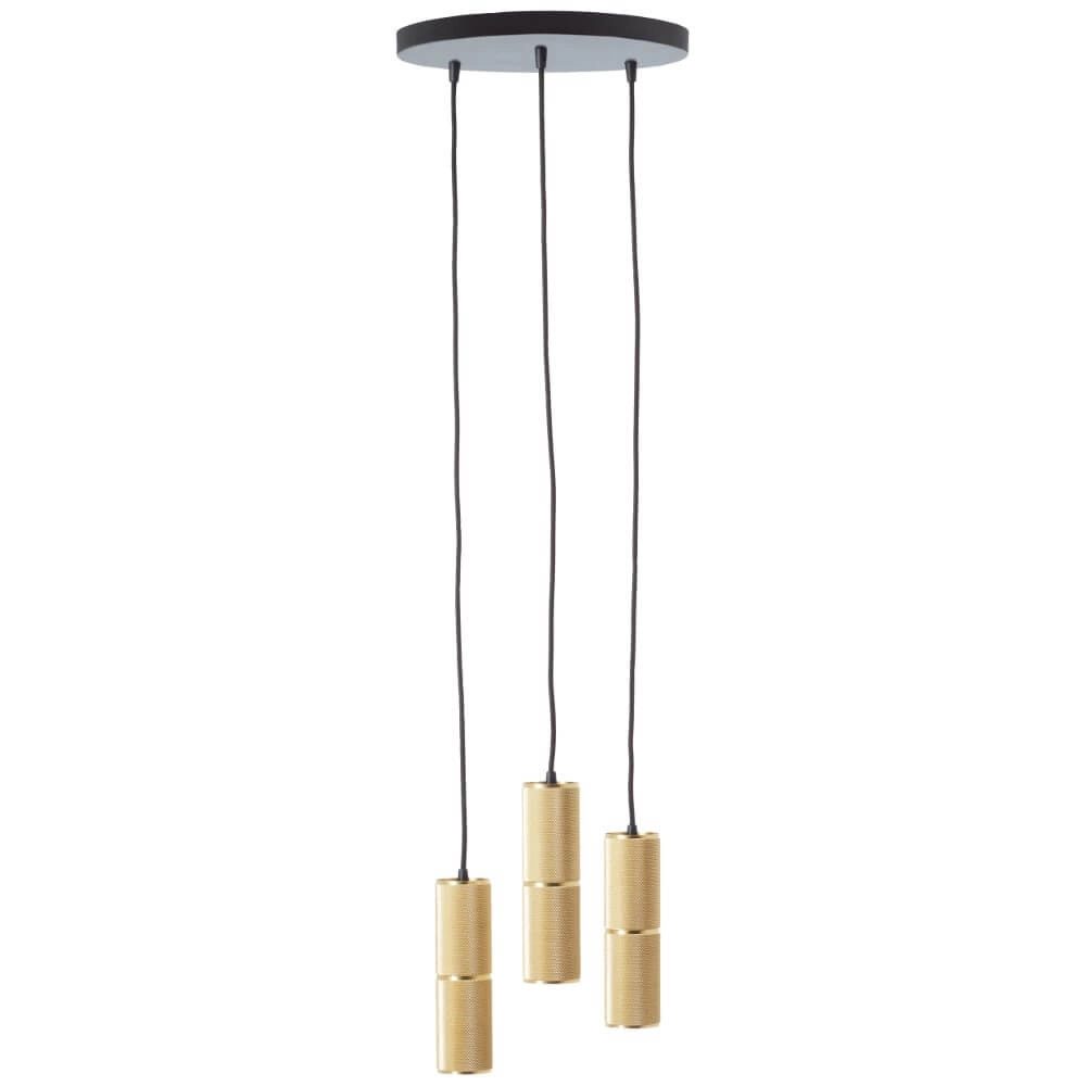 3-lichts hanglamp Marty Ø 30cm goud Brilliant 4004353438325