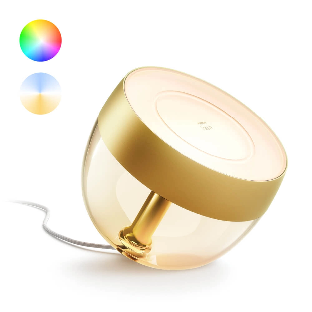 Uplight Hue Iris - White and color goud