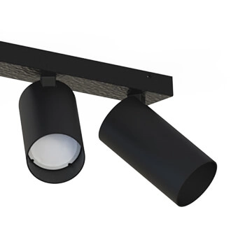 Zwarte lange opbouwspot Mono Lyora 5903139784399