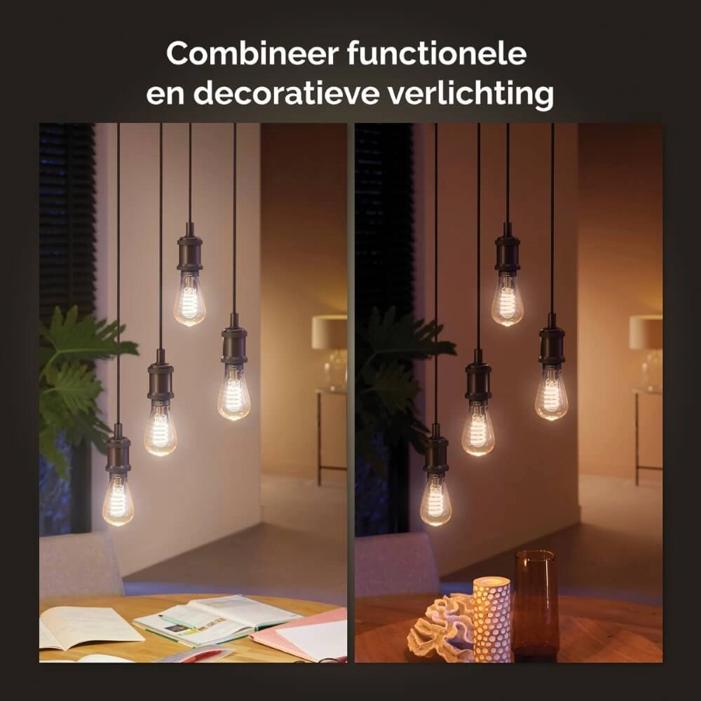Lichtbron Hue - E27 - 7W - White 13,5cm hoog Philips 8719514342989