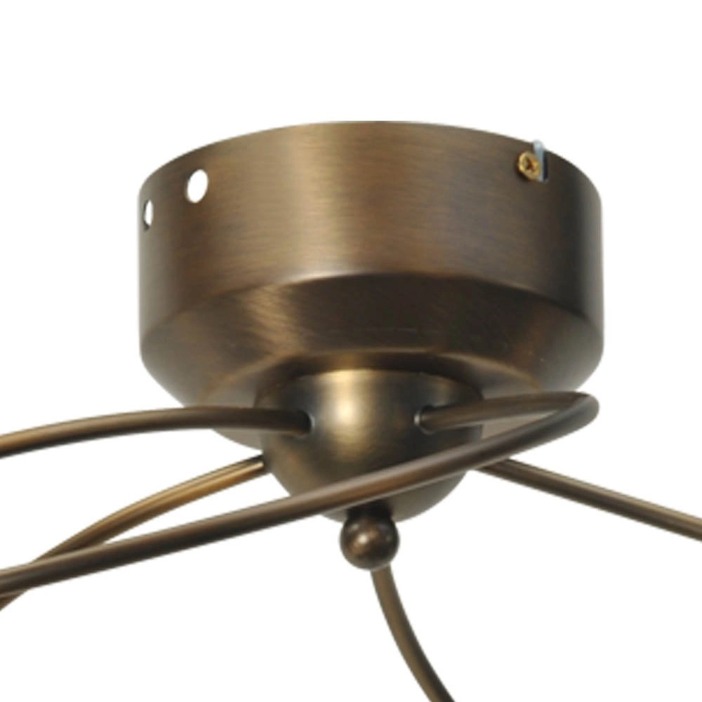 Plafondlamp Molto 2 LED 5-lichts 28x63cm bronsbruin Masterlight 8718121184081