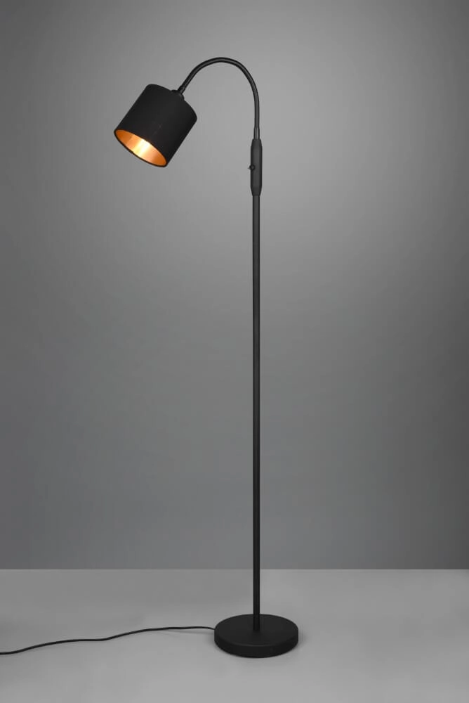 Vloerlamp Tommy 130cm zwart Trio 4017807502992