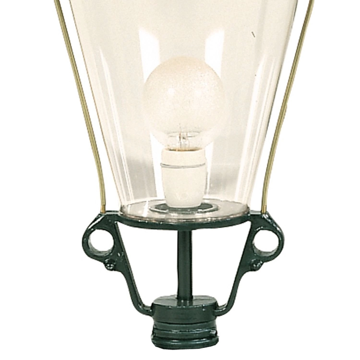 Ronde, nostalgische lantaarn lamp Berghuizen K3B zwart KS Verlichting 8714732140843