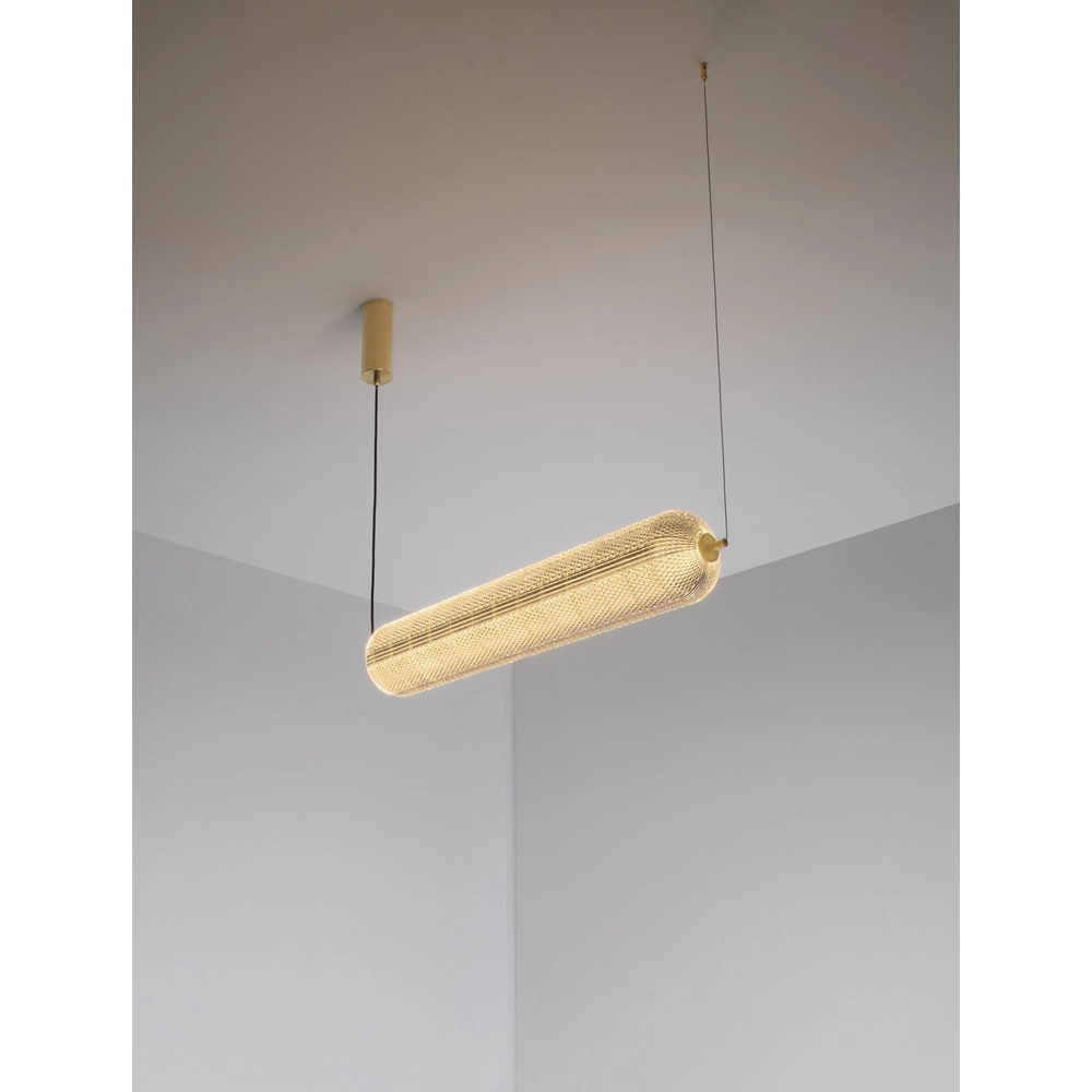 Unieke hanglamp Klelia horizontaal goud Lyora 5212017452696