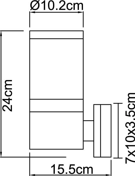 RVS buitenlamp Xeloo Globo 9007371197637