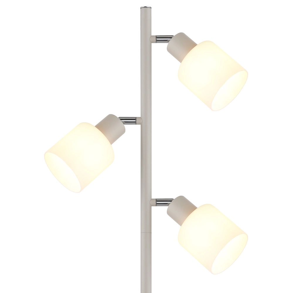 Vloerlamp Trent zand bruin Globo 9007371572977