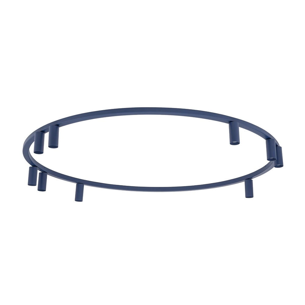 Cirkel opbouwspots Fourty 9x GU10 - donker blauw