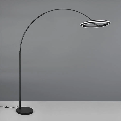 Vloerlamp Amador zwart Trio 4017807688160