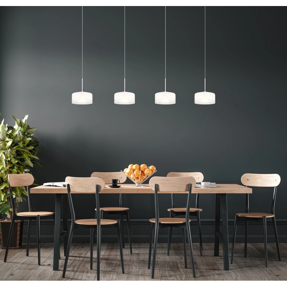 Design hanglamp Belinda 4-lichts wit Globo 9007371533299