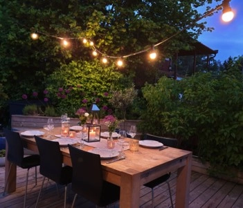 Feestverlichting 3,6W - Led 10m met afstandsbediening Circle 8712879150640