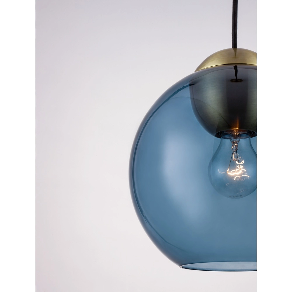 Design hanglamp Midori blauw glas Lyora 5212017434258