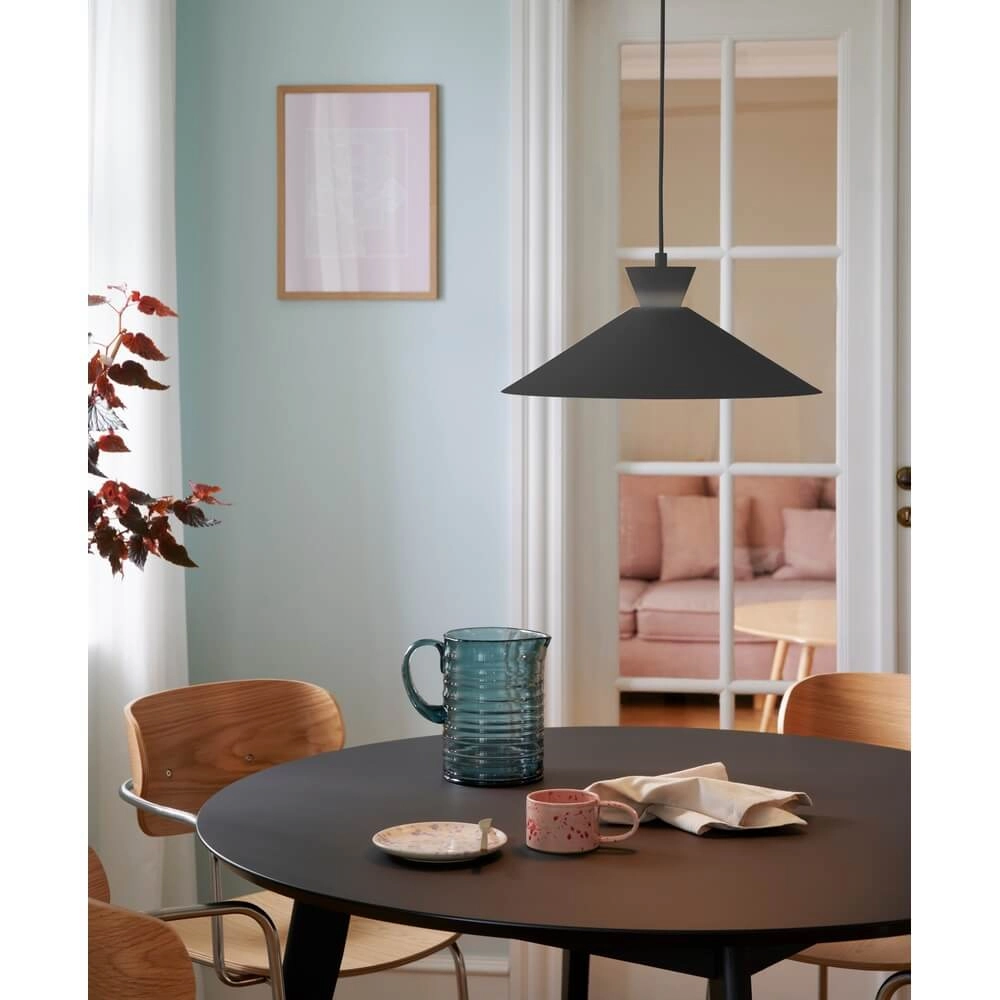 Strakke hanglamp Dial zwart Ø 45cm Nordlux 5704924013737