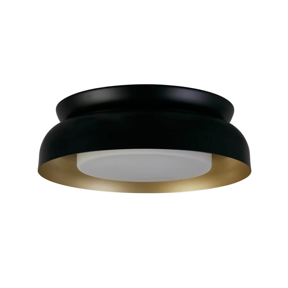 Plafondlamp Kendal zwart Searchlight 5053423274355
