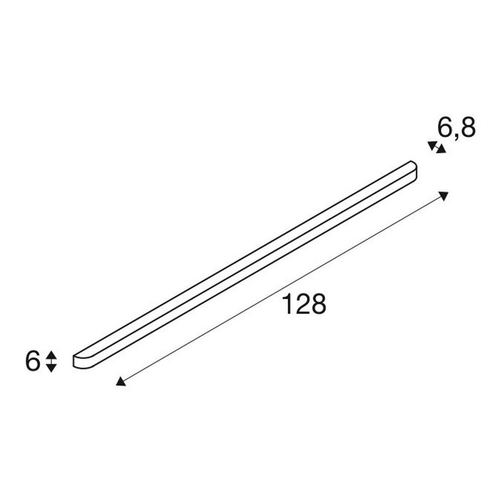 Led armatuur Arlina 128cm Up - Down metaalgrijs SLV 4024163216494