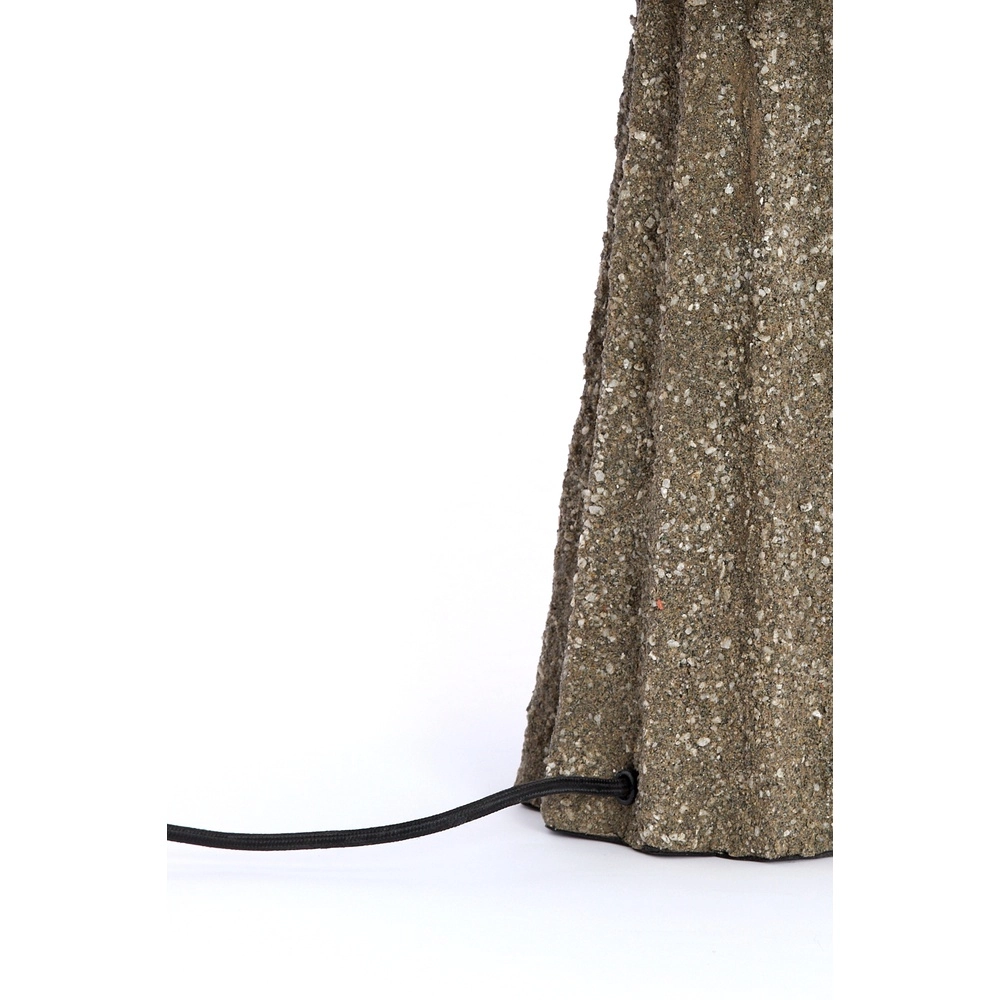 Ruwe tafellamp Christio Ø 29cm - donkergrijs Light & Living 8717807795160