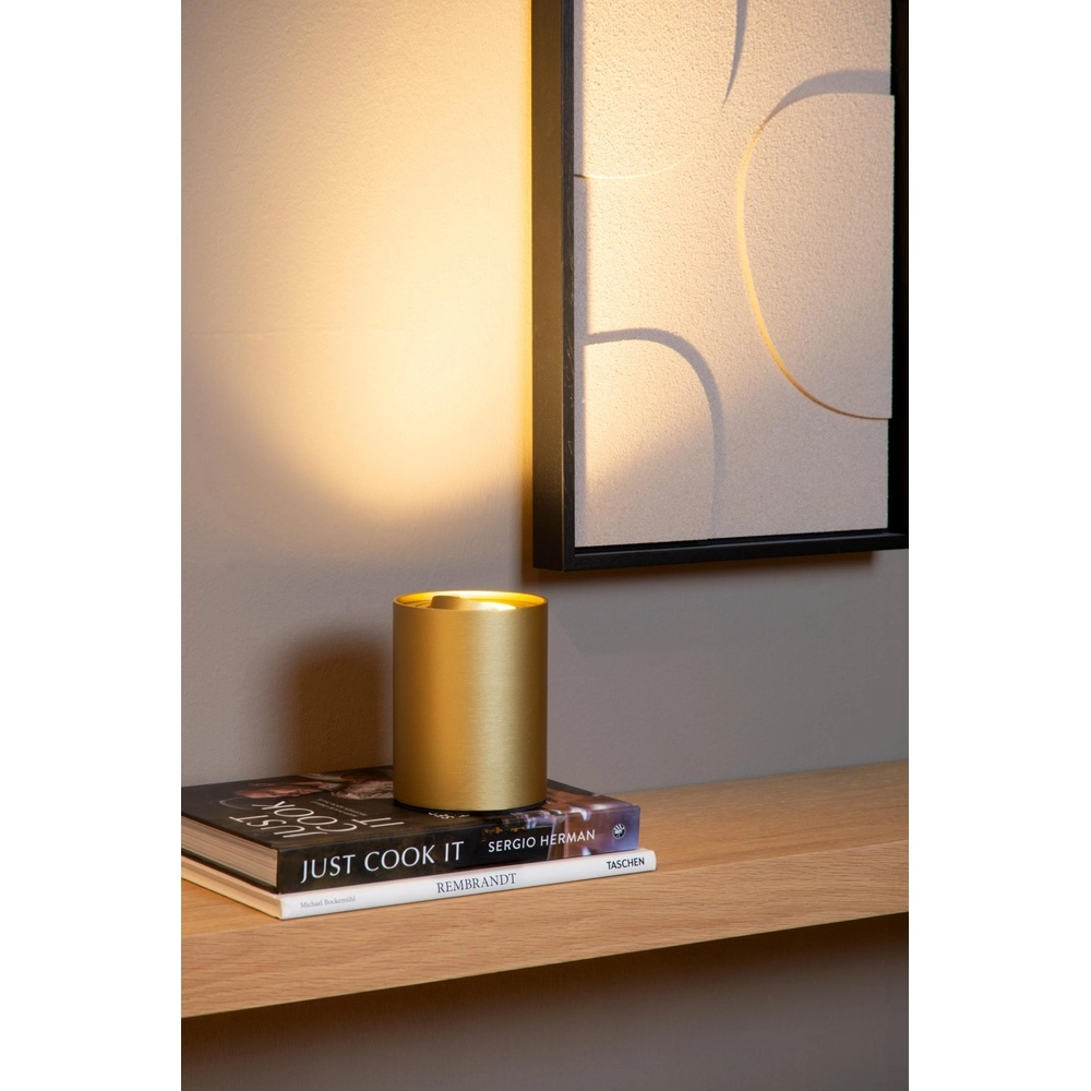 Design tafellamp Tube goud