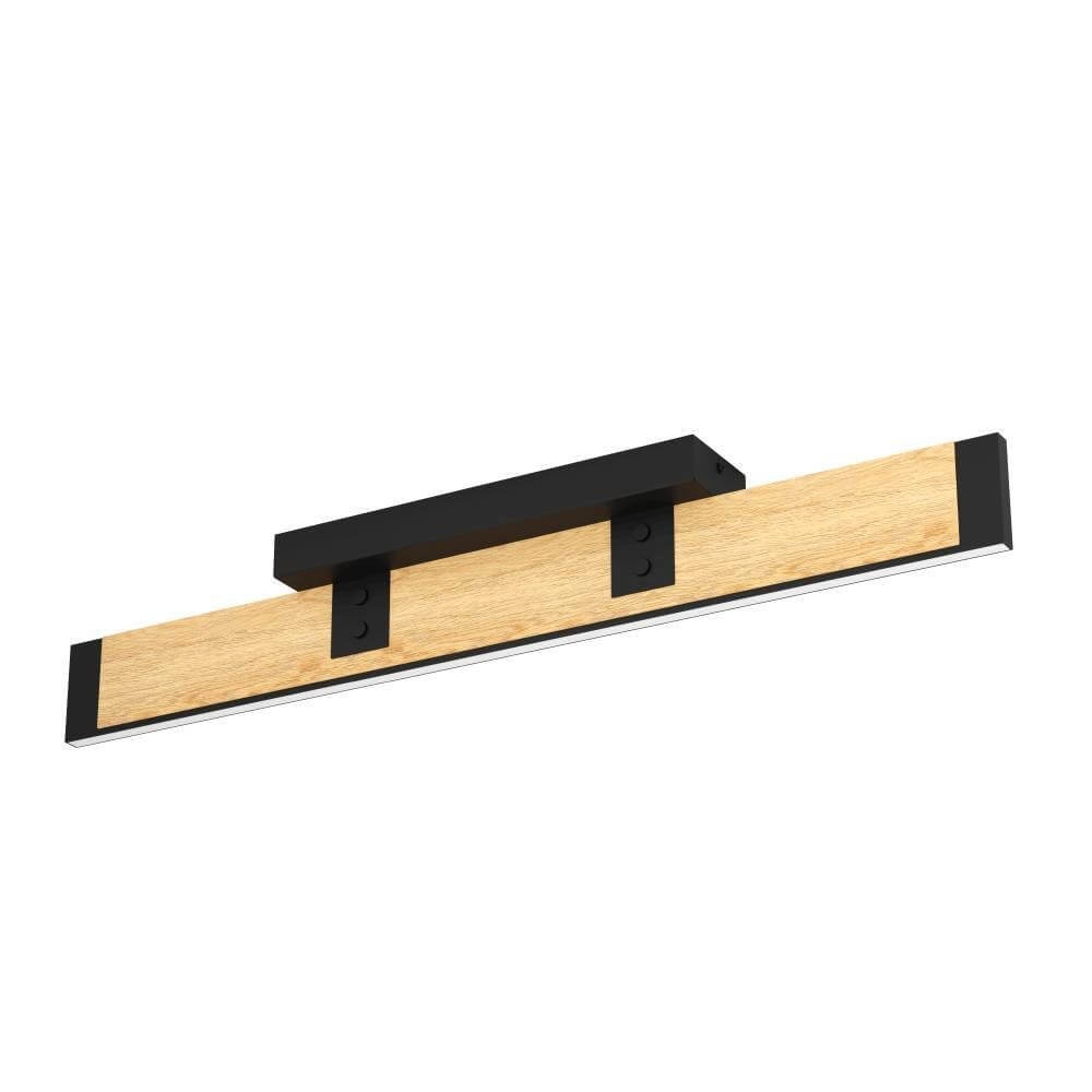 Houten plafondlamp Caminarro 78cm