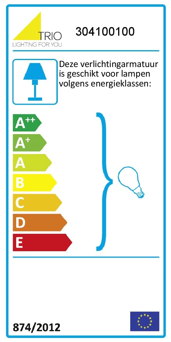 Moderne Hanglamp Tressi 40cm transparant Trio 4017807247411