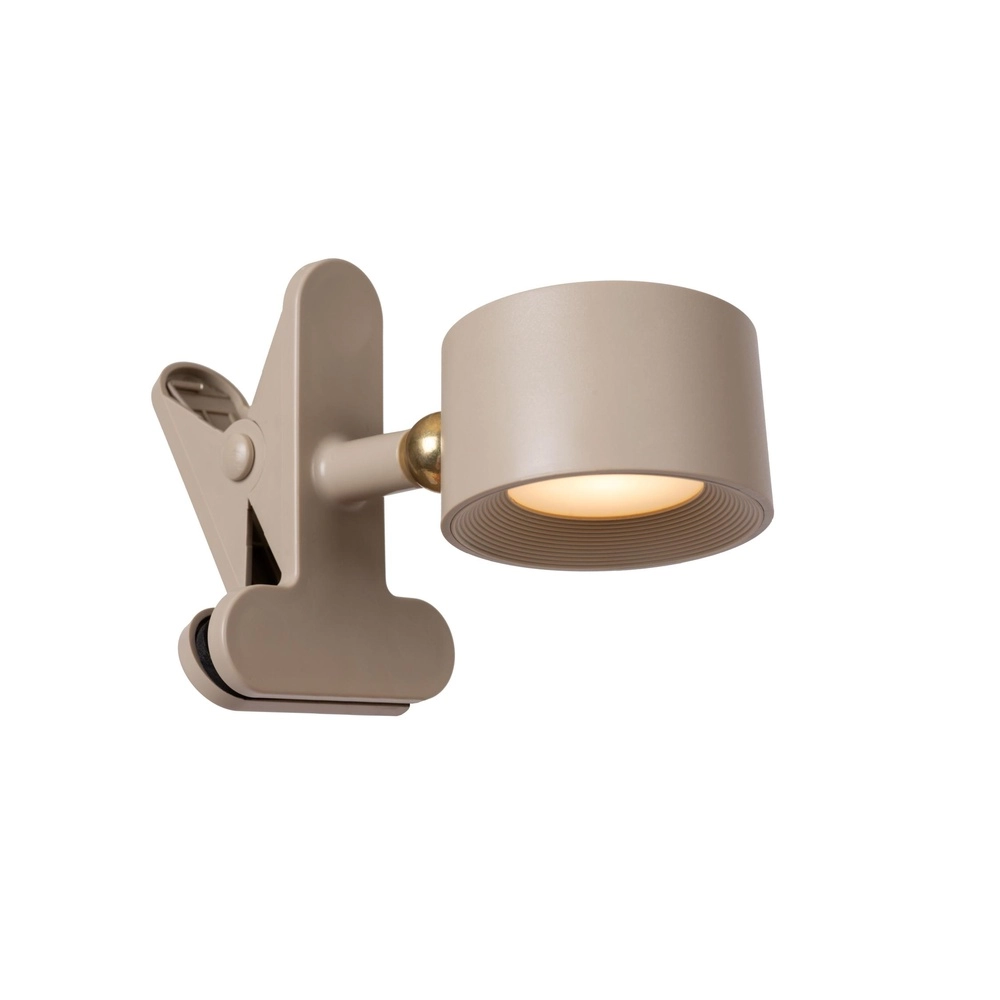 Oplaadbare bureaulamp Jolan taupe Lucide 5411212461100