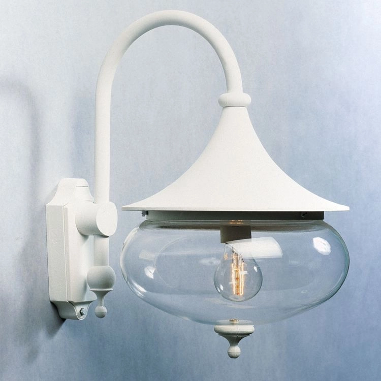 Wandlamp Libra klassiek 45cm mat wit KonstSmide 7318306192507