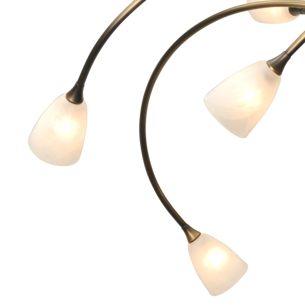 Plafondlamp Molto 2 LED 10-lichts 43x65cm bronsbruin Masterlight 8718121184104