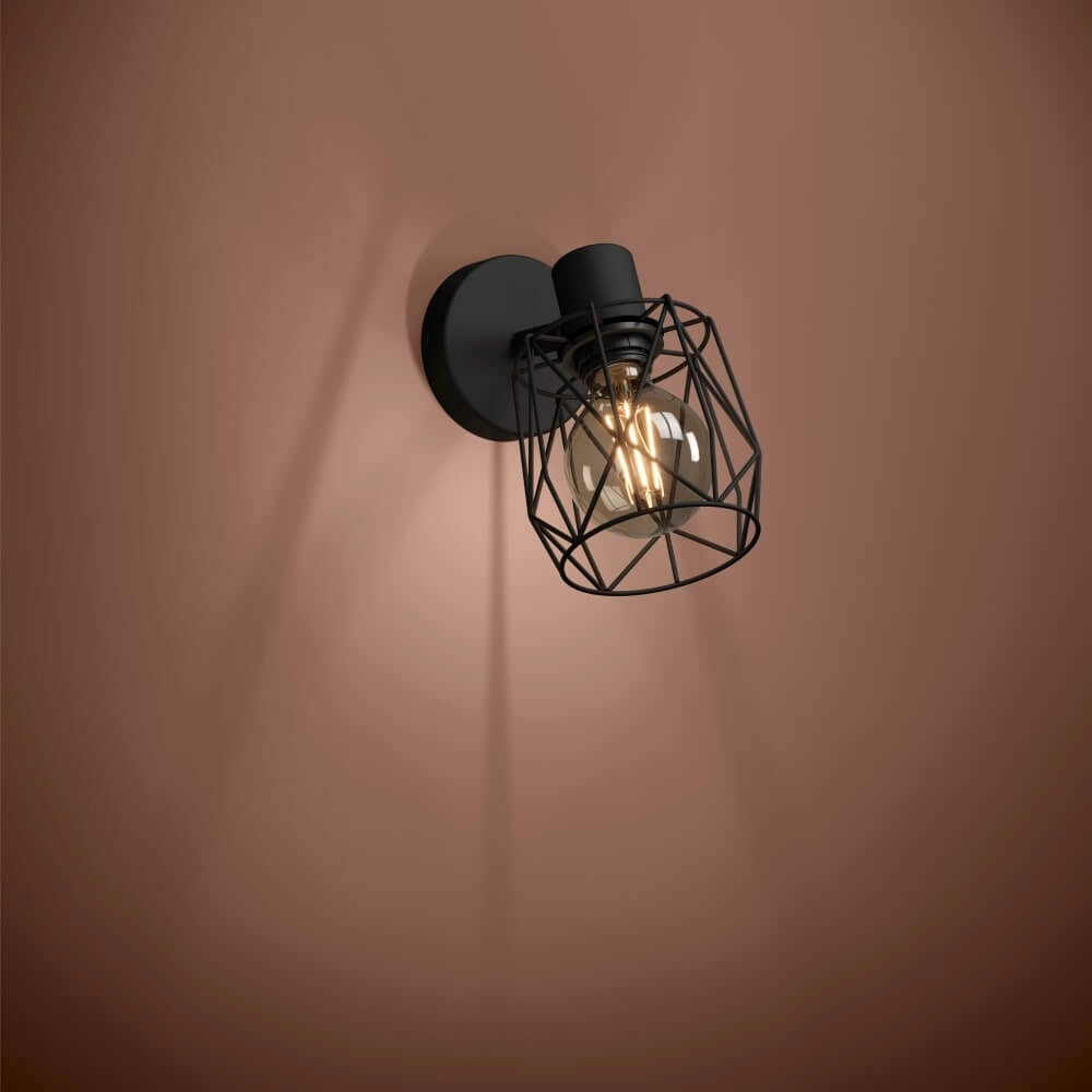 Wandlampje Tossino zwart Stars of Light 9008606221073