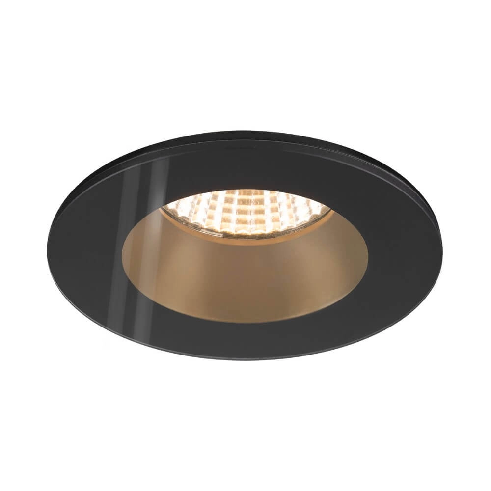 Inbouwring New Tria 68 IP65 rond zwart - zonder fitting SLV 4024163276535