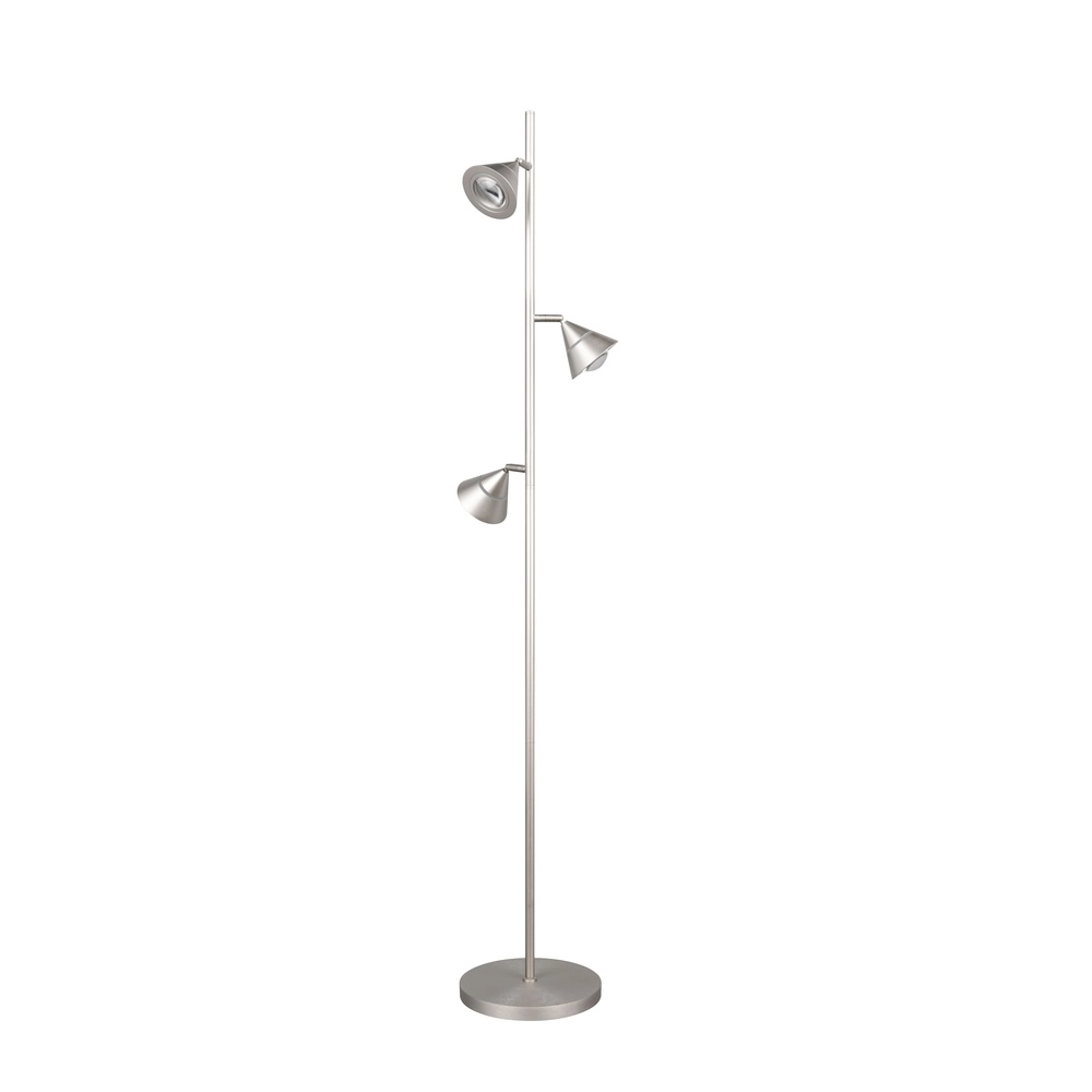 Vloerlamp Romeo nikkel Trio 4017807675375