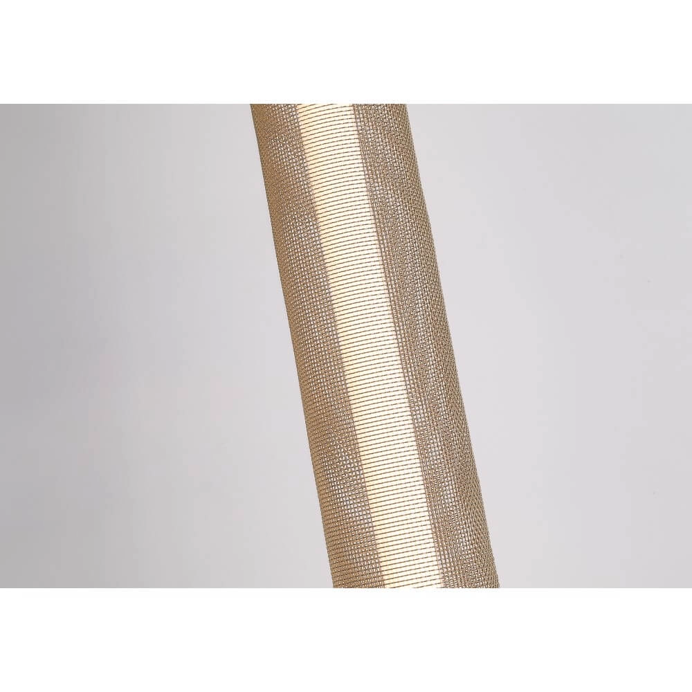 Vloerlamp Thread zwart met goud mesh Searchlight 5053423273075