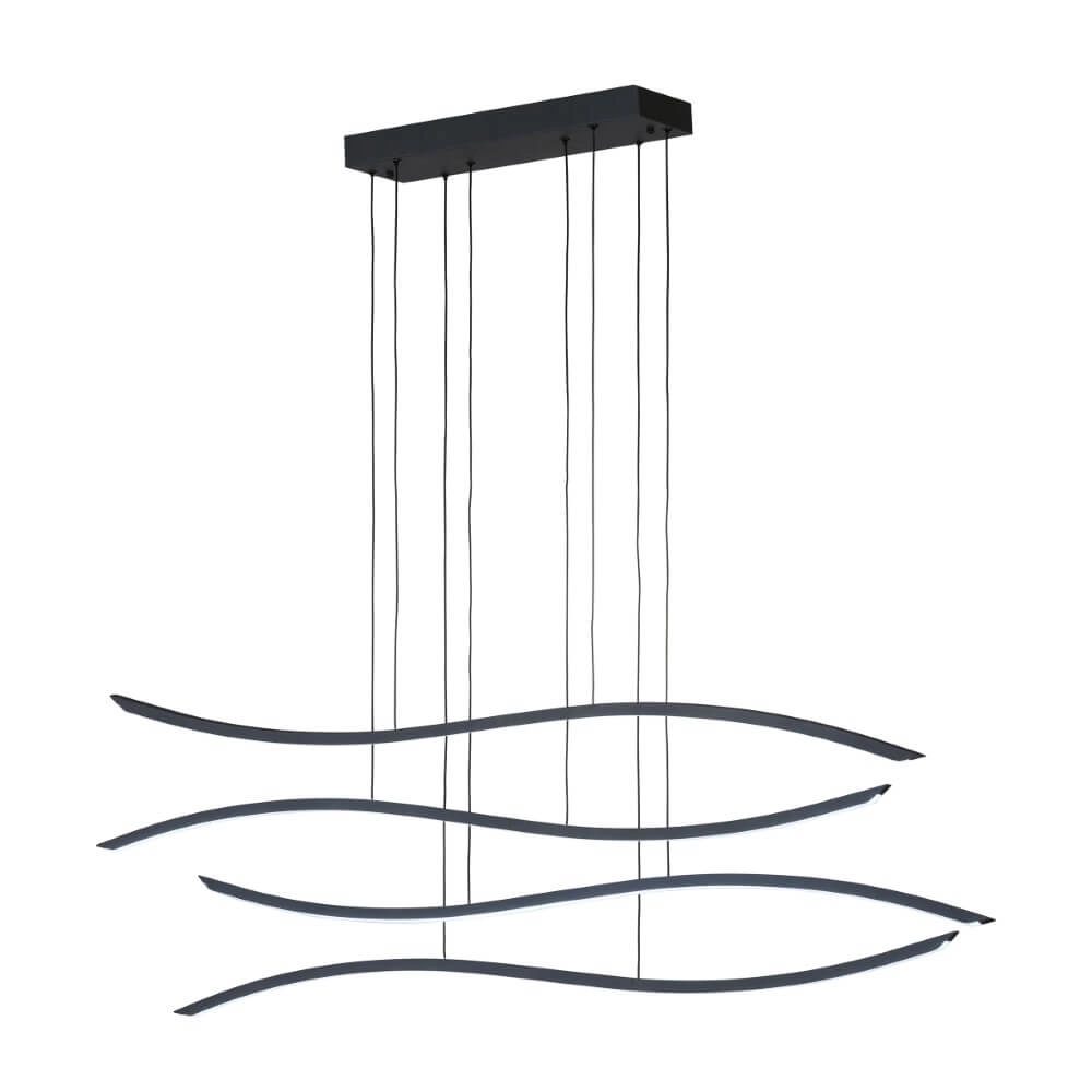 Design hanglamp Fisk zwart