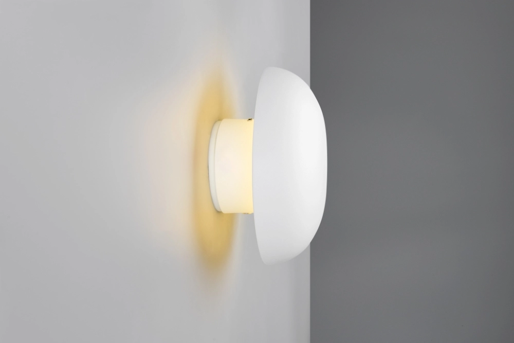 Witte wandlamp Davey Ø 15cm Trio 4017807643800