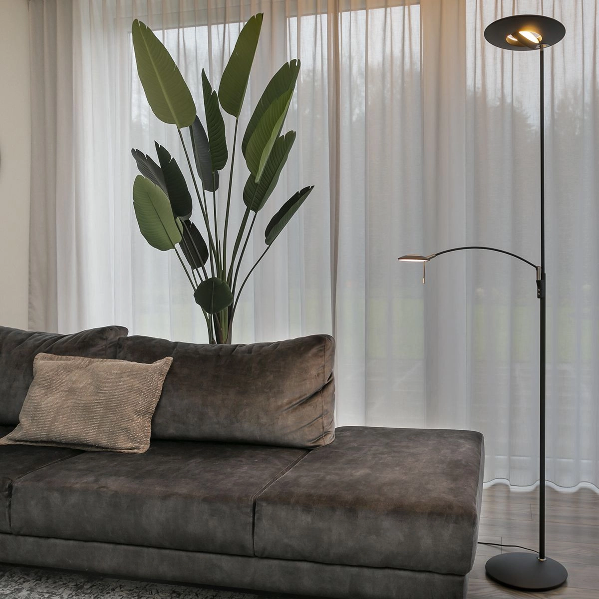 Leeslamp Zenith LED zwart Steinhauer 8712746113396