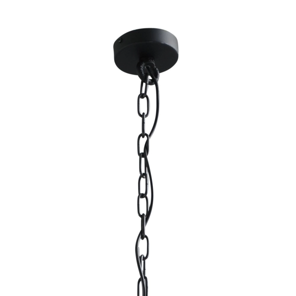Landelijke hanglamp Larino 60 betongrijs met zwart Masterlight 8718121234519