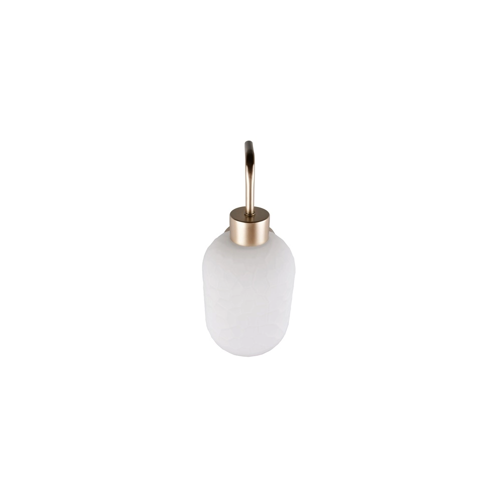 Wandlamp Emelie goud met wit glas Trio 4017807724349