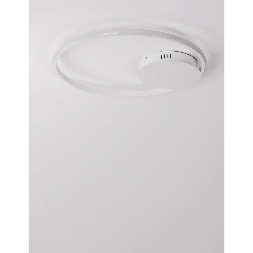 Ronde plafondlamp Fuline wit Ø 50cm Lyora 5212017419675