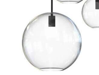 Vide hanglamp Sphere met glas Lyora 5903139778893