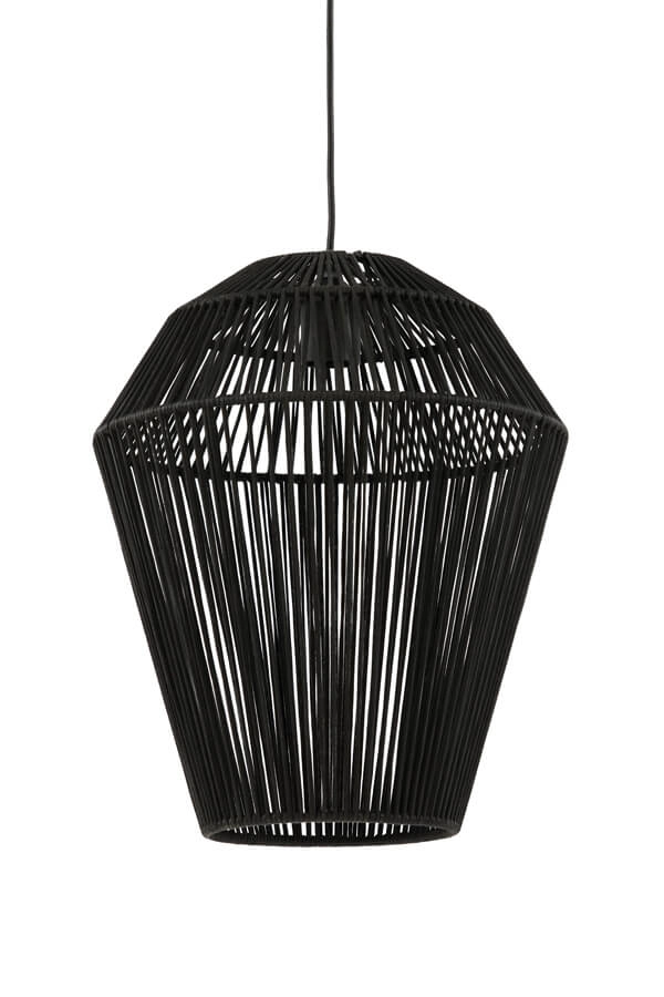 Bohemian hanglamp Deya zwart Ø 38cm Light & Living 8717807681159
