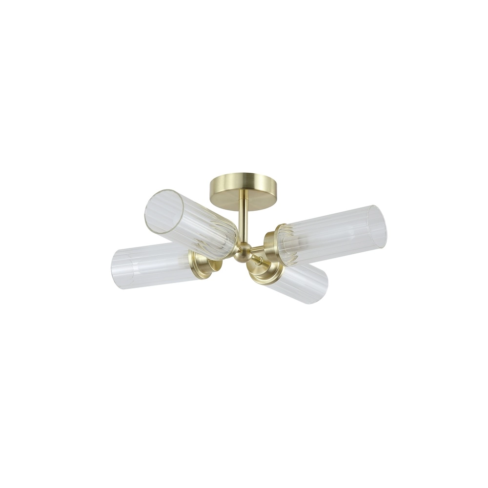 4-lichts plafondlamp Imperial goud Searchlight 5053423299266