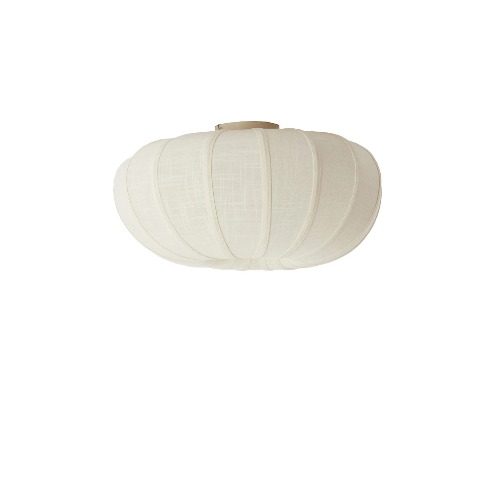 Japandi plafondlamp Zosia Ø 50cm - crème - 1x E27