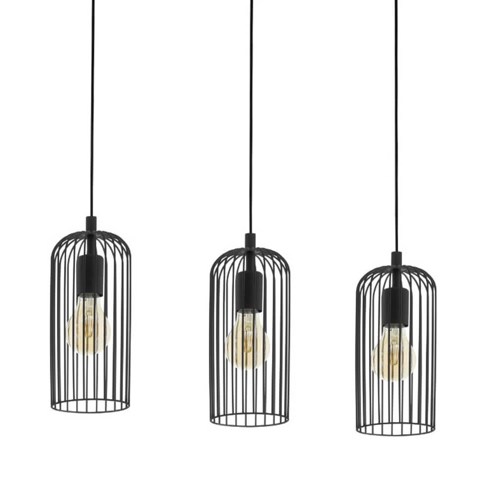 Hanglamp eettafel Roccamena 1 3-lichts draadlamp Eglo 9002759436889
