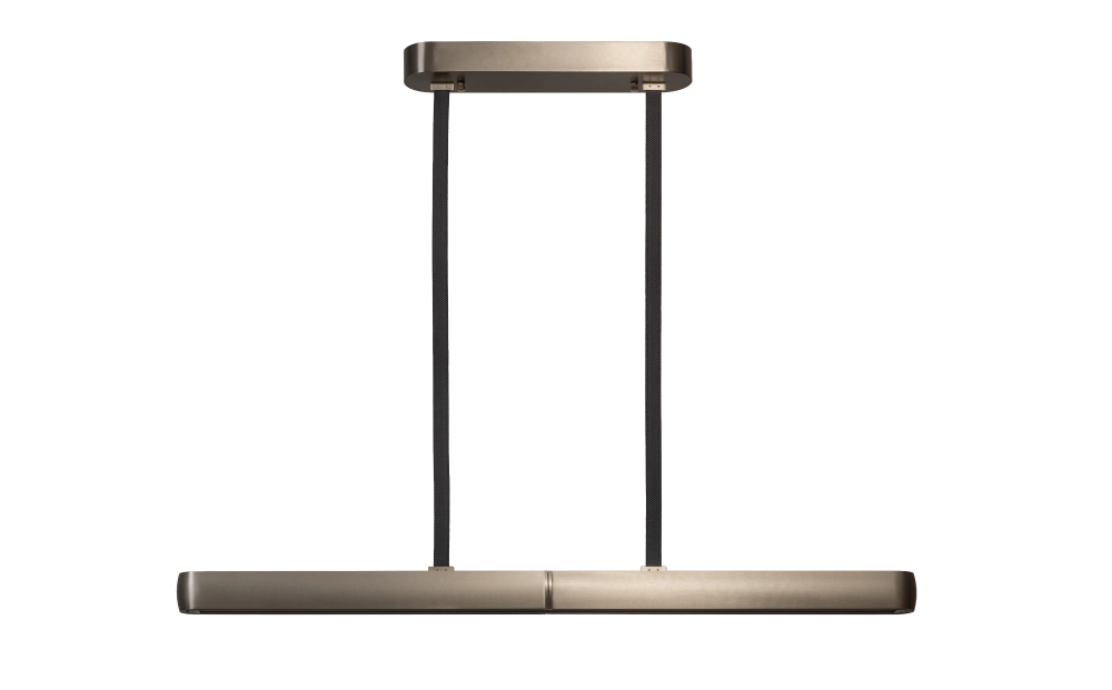 Verstelbare hanglamp Bella 120-180cm breed - gun metal