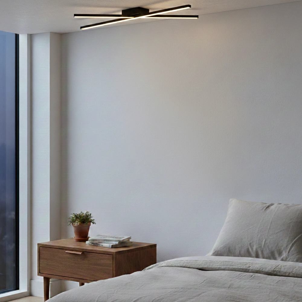 Design plafondlamp Akro zwart