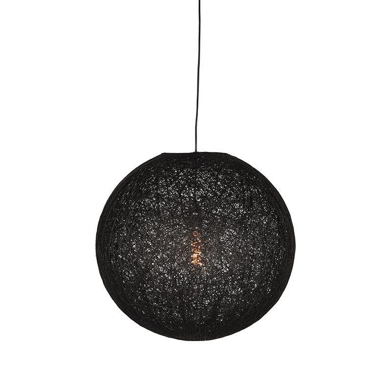 Zwarte hanglamp Twist Ø 30cm